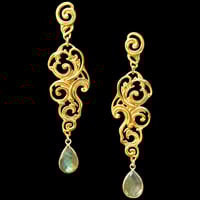NUAGES BAROQUE Earring Big - Labradorite