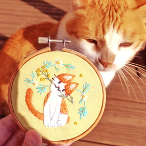 🧵 Broderie - Chat personnalisé