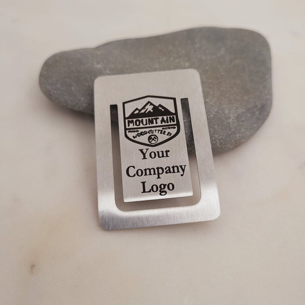 Image of Custom Logo Metal Bookmarks -  Christmas Gift / Corporate Event Giveaway Bookmark.