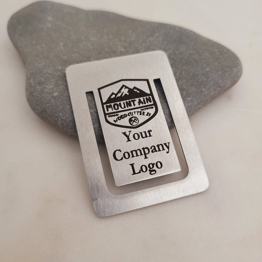 Image of Custom Logo Metal Bookmarks -  Christmas Gift / Corporate Event Giveaway Bookmark.