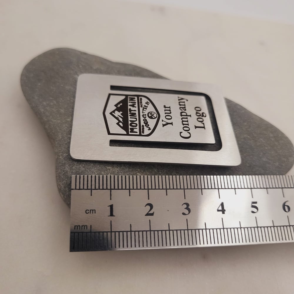 Image of Custom Logo Metal Bookmarks -  Christmas Gift / Corporate Event Giveaway Bookmark.