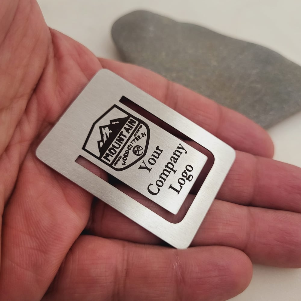 Image of Custom Logo Metal Bookmarks -  Christmas Gift / Corporate Event Giveaway Bookmark.
