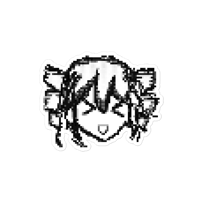 Image 2 of Black & White BREADGIRL Stickers