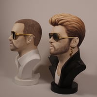Image 11 of George Michael 'Faith' Sculpture - Full Head and Bust
