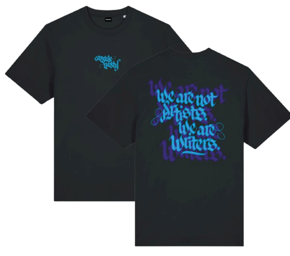 Capsule x Nasty - Writers black tee