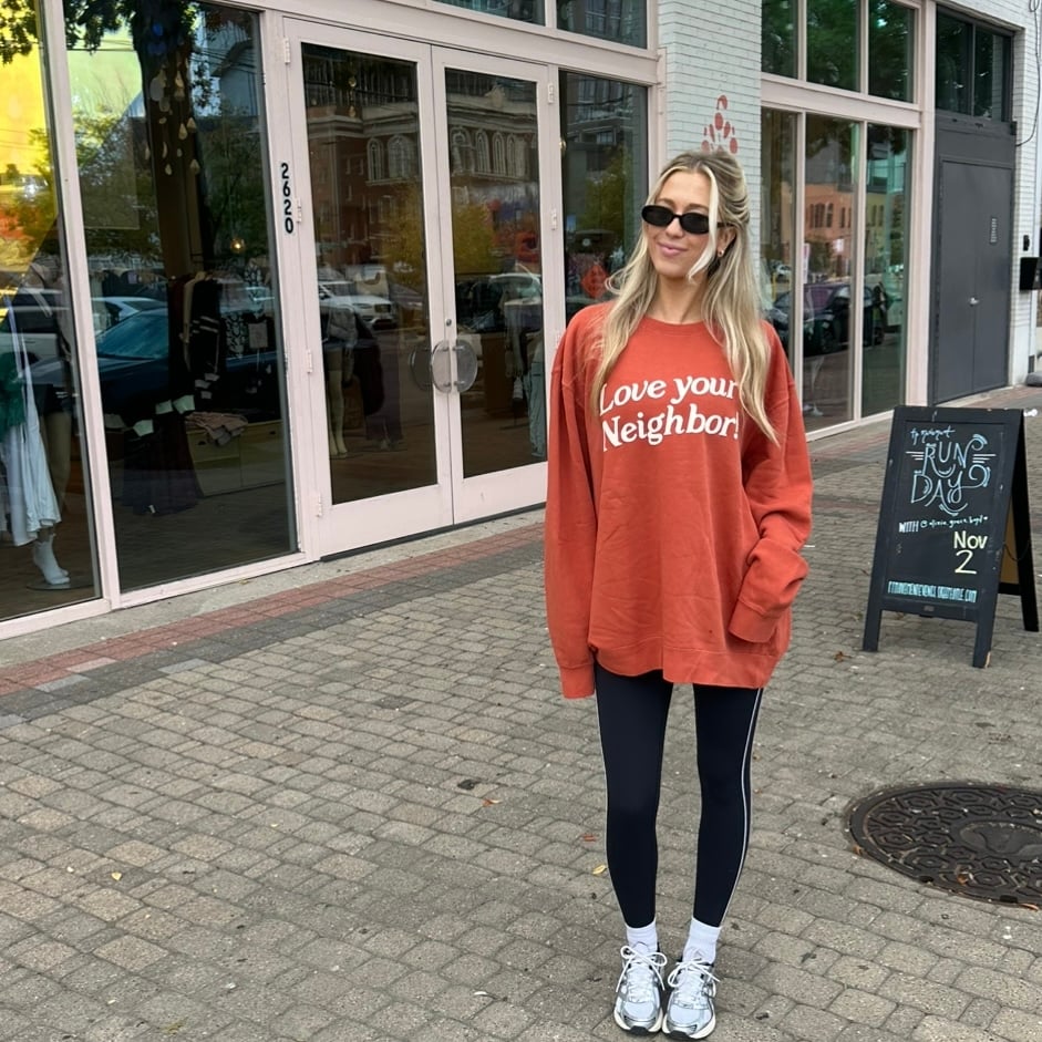 Image of BURNT ORANGE SWEATSHIRT