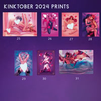 Image 3 of INDIVIDUAL PRINTS FORM KINKTOBER 2024