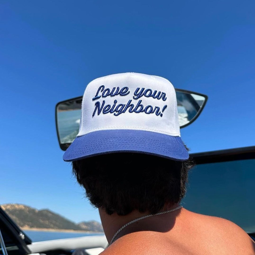 Image of white / navy hat
