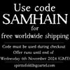 Use code SAMHAIN for free worldwide shipping