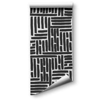 Image 4 of Brush Lines Wallpaper 