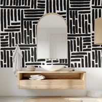 Image 1 of Brush Lines Wallpaper 