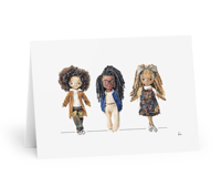 BHM Girls HarperIman All Occasion Greeting Card