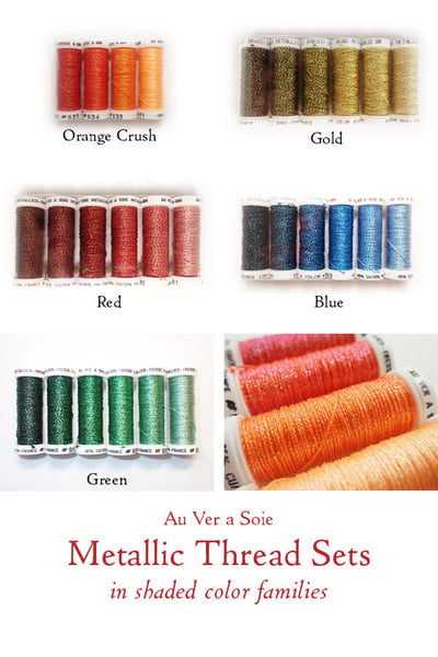 Image of Shaded Metallic Thread Sets