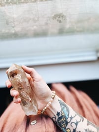 Image 3 of Tiny Sunstone + Sandalwood Bracelet 