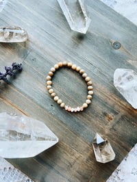 Image 4 of Tiny Sunstone + Sandalwood Bracelet 
