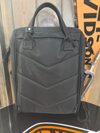 Image 2 of HD Black Opal Tote-Backpack  in Black