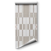 Image 2 of Opulent Grid Neutral Art Deco Wallpaper