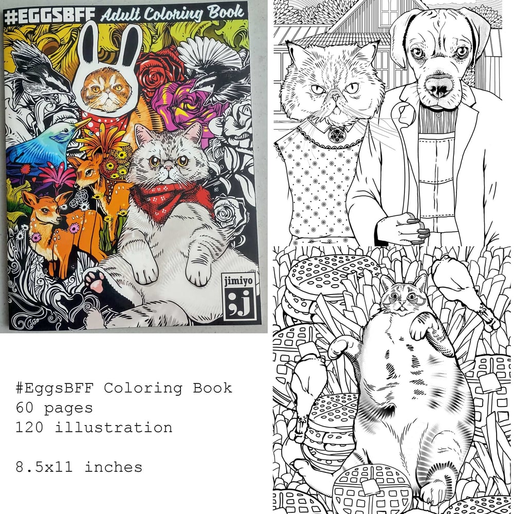 Image of EggsBFF Coloring Book