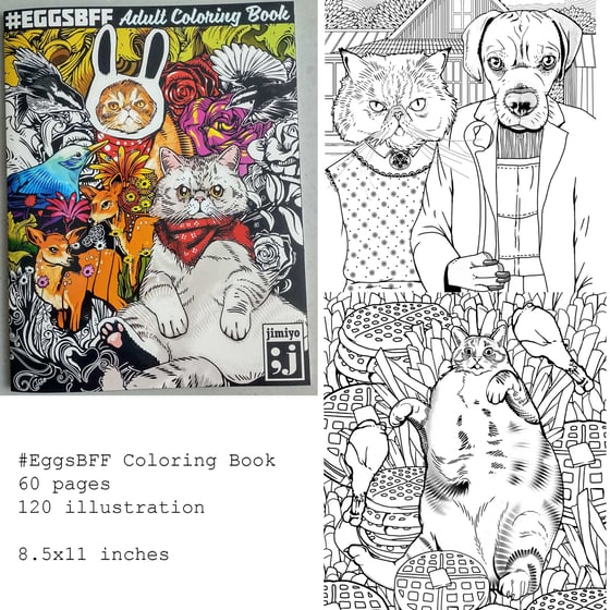 Image of EggsBFF Coloring Book