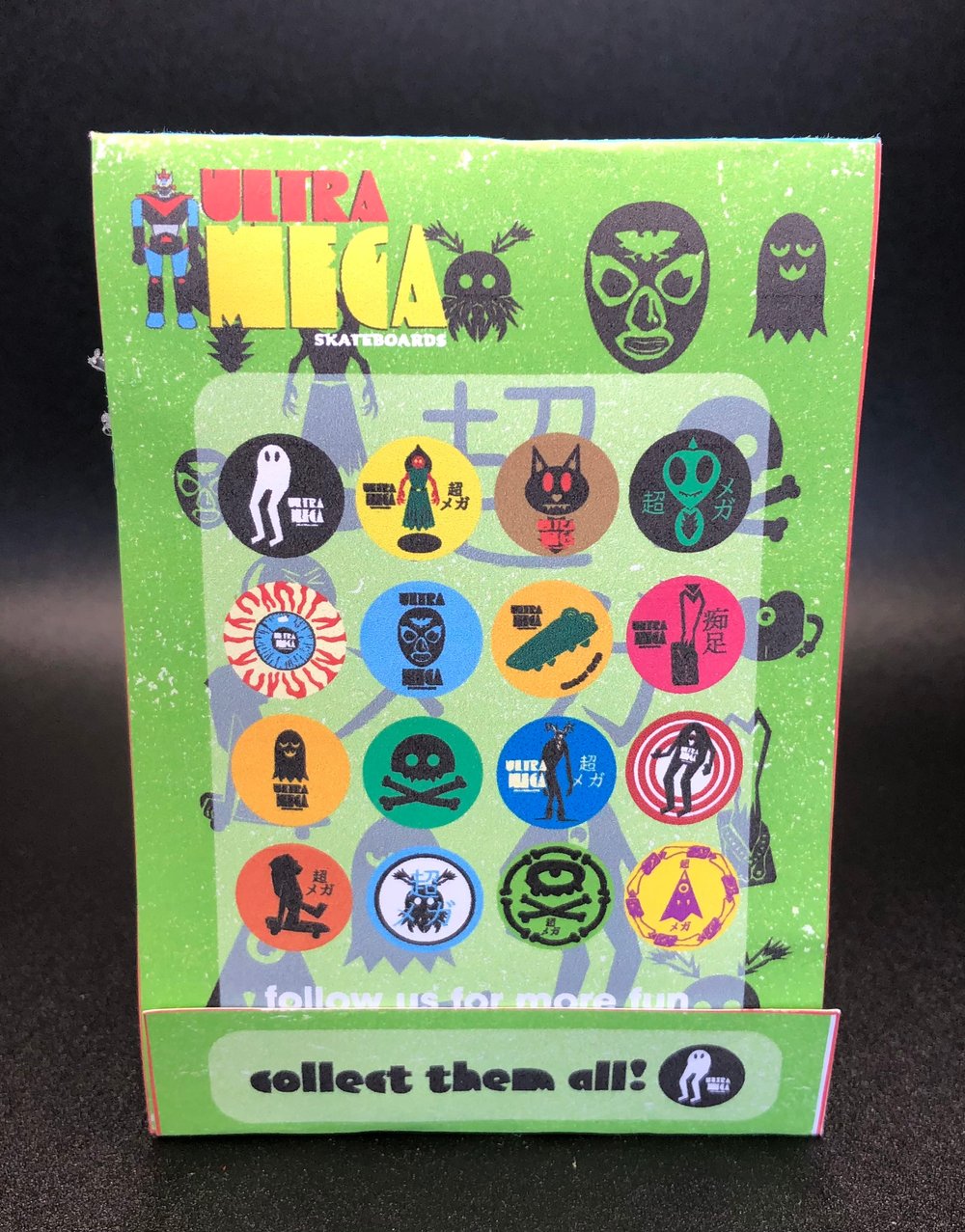 Ultra Mega Skateboards Yo!kai Mystery Button Pack