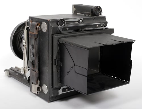 Image of Graflex Speed Graphic 4X5 Camera + Aero Ektar 178mm F2.5 + holders + film