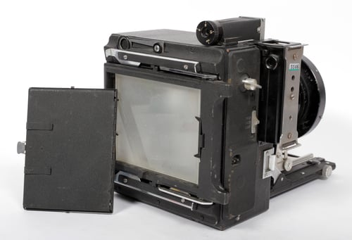 Image of Graflex Speed Graphic 4X5 Camera + Aero Ektar 178mm F2.5 + holders + film