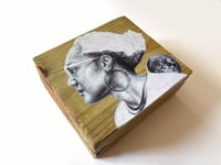 Image 1 of Portrait on Wood Block