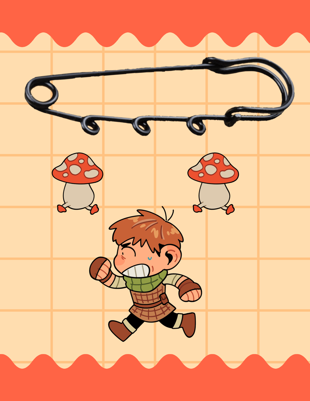 Dungeon Meshi Safety Pin Charms (PREORDER)