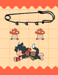 Image 5 of Dungeon Meshi Safety Pin Charms (PREORDER)