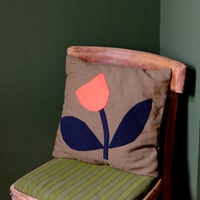Image 4 of Tulip Applique Cushion