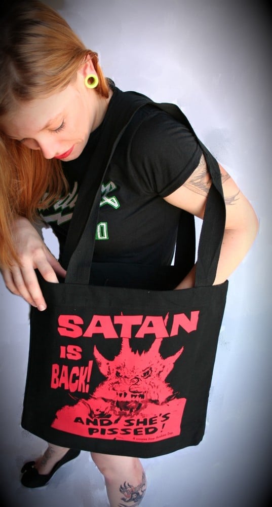 Image of Satan is Back! Tote Bag