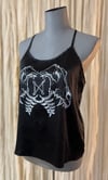 OOAK - S/M - SILKY WOLF SKULL TANK