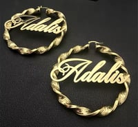Image 1 of Twist adult earrings 