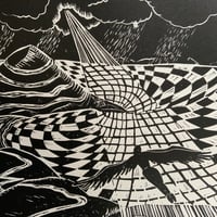 Image 1 of I Imagine I’m a Bird, I Dream I am Flying - Lino print 