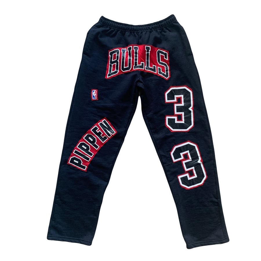 Image of Reworked Chicago Bulls Scottie Pippen Joggers