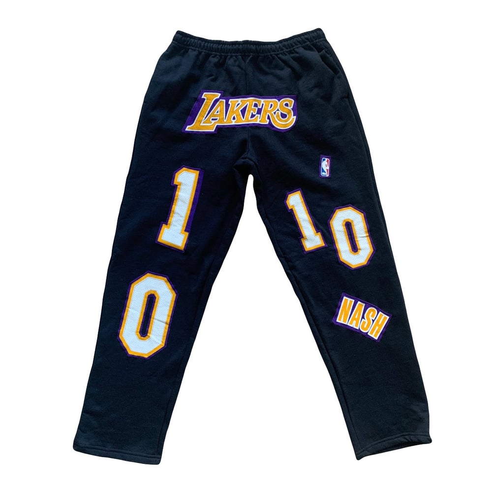 Image of Reworked LA Lakers Steve Nash Joggers