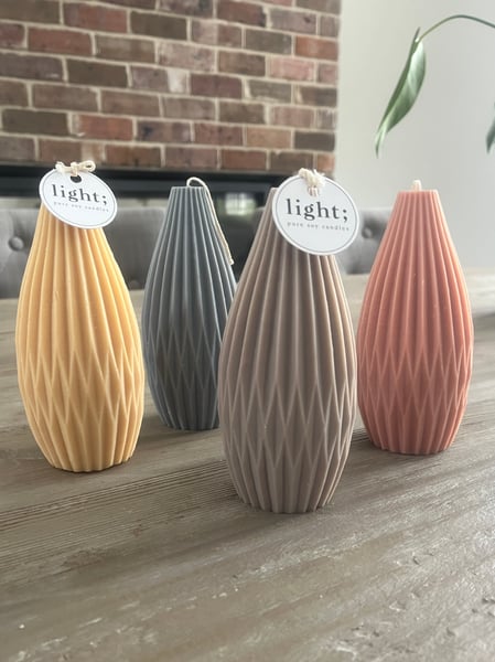 Image of *SALE *Decorative Pillar Candles - Lantern