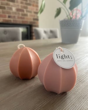 Image of *Sale* Decorative Pillar Candle - Sphere