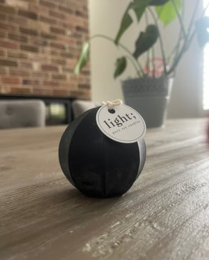 Image of *Sale* Decorative Pillar Candle - Sphere