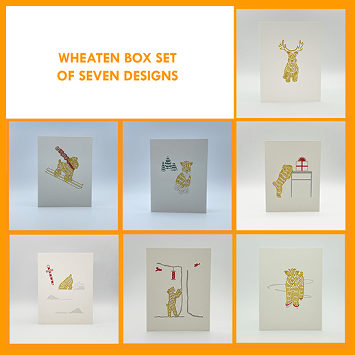 Image of WHEATEN BOX SET OF SEVEN DESIGNS