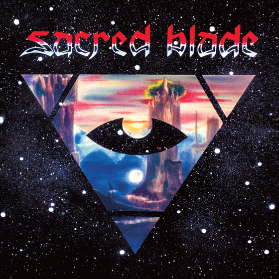 Image of SACRED BLADE - "OF THE SUN + MOON" (1986) LP VENUZ-VIOLET