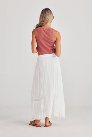Image of Lovers Ribbed Tank. Russet. By Talisman the Label.