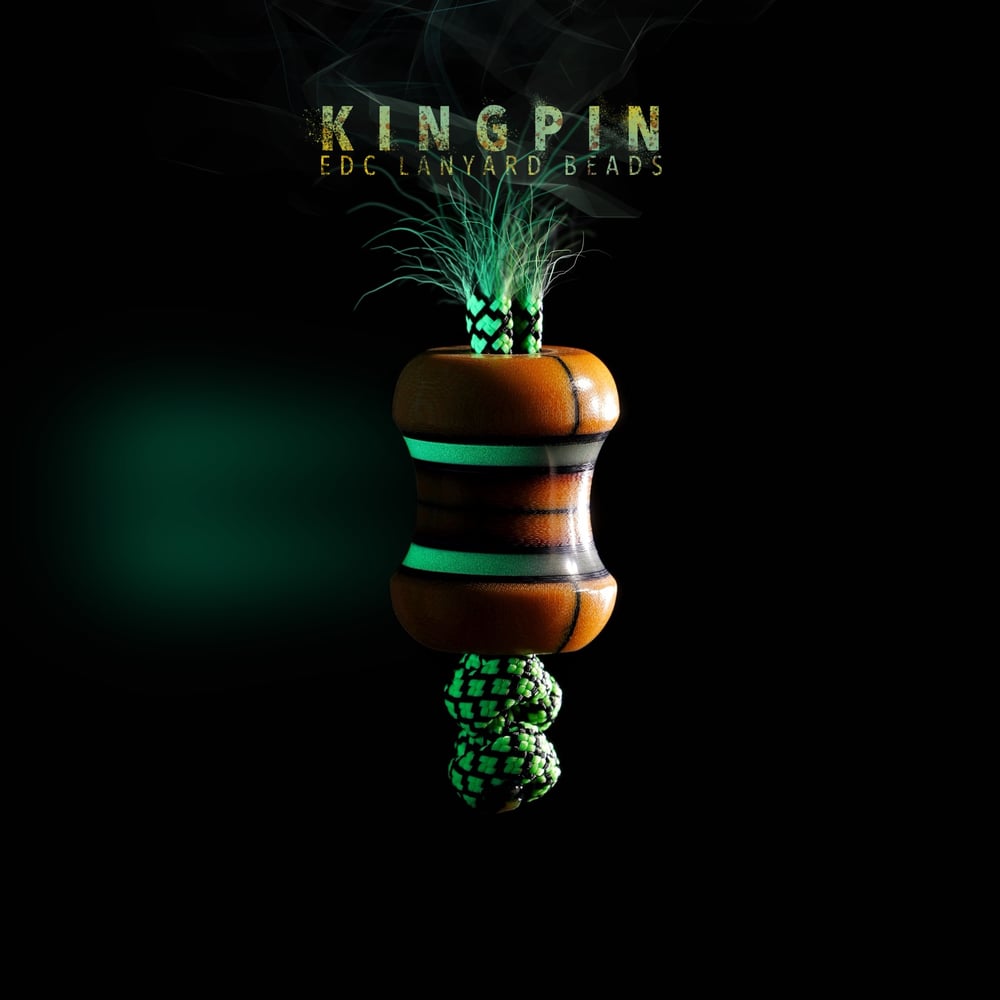 Kingpin EDC lanyard beads (GLOW)