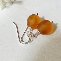 Image 2 of Topaz Faceted Earrings