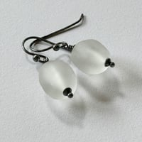 Image 1 of Crystal Clear Faceted Earrings