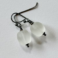 Image 2 of Crystal Clear Faceted Earrings