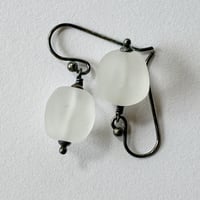 Image 3 of Crystal Clear Faceted Earrings