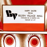 Image 2 of Easter Bunny - Belden Village Mall (Canton, Ohio) Easter Giveaway Mask (1970's) 