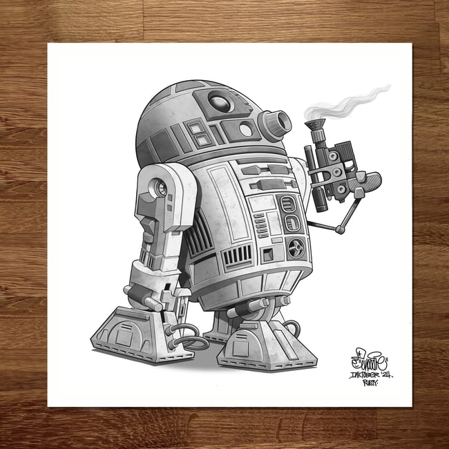 Rust - Inktober Print