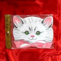 Image 1 of Paper Art - Kitty Cat Party Hats - package of 8 (1960s) 